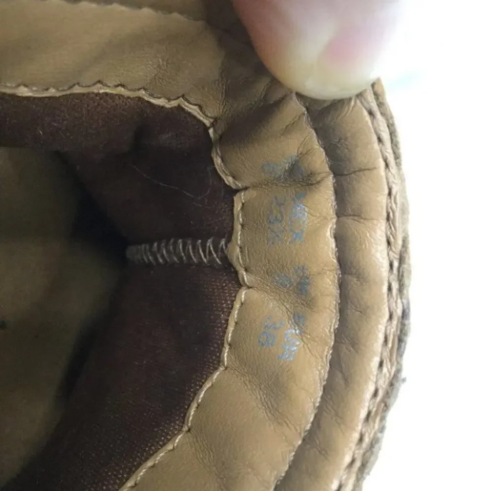 ROUTE 66 Casual Fringe Slip On Mules Brown Boho - Picture 9 of 13